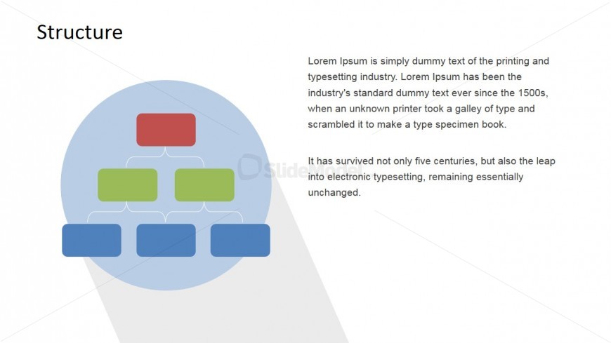 Galbraith Structure PowerPoint Slide
