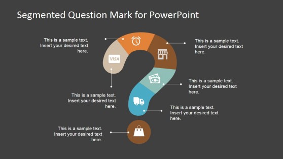 Segmented Question Mark Design for PowerPoint