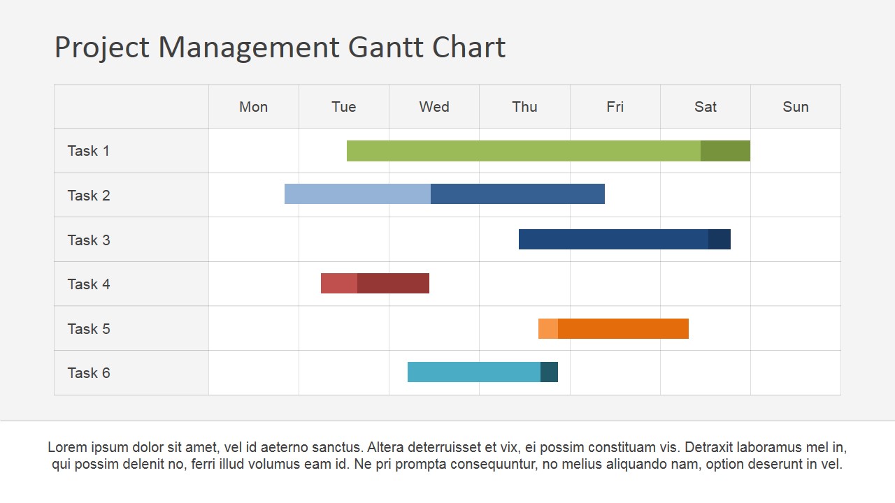 Project Schedule Gantt Chart