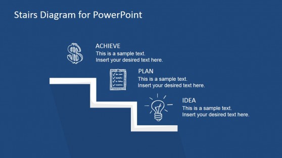 Stairs Diagram PowerPoint Template - SlideModel