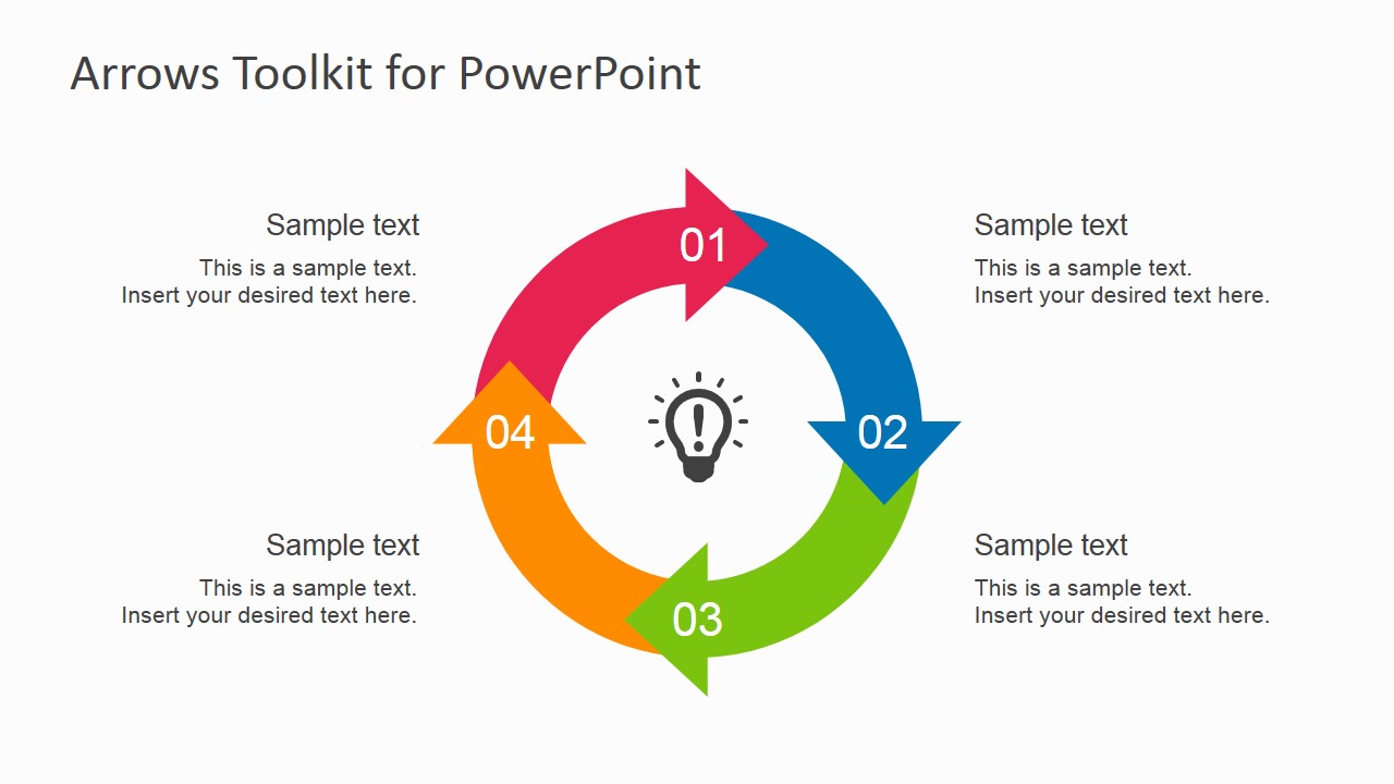 Circular Arrow Template For Powerpoint Slidemodel