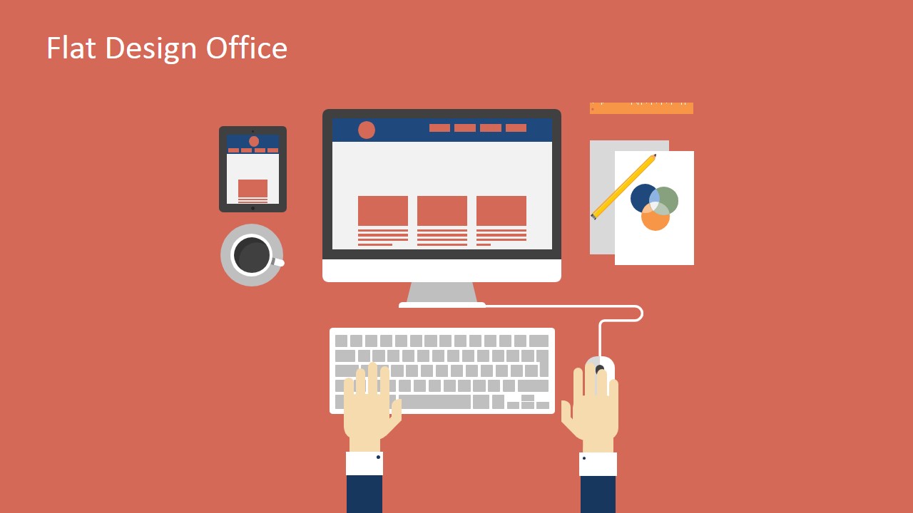 6869 01 flat design office 2