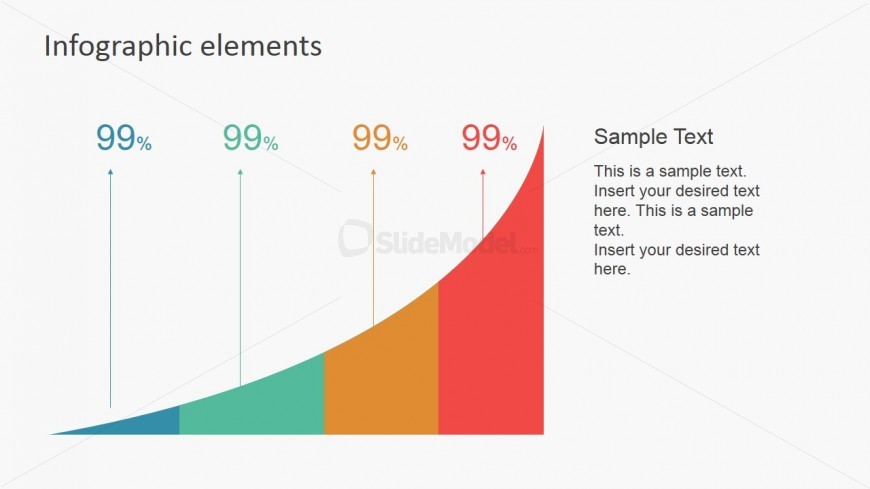 PowerPoint Slide with Curve Chart