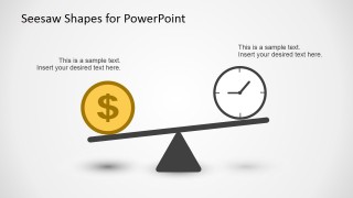 Seesaw Shape Diagrams For Powerpoint Slidemodel