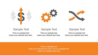 Orange Powerpoint Template With Shape Icons Slidemodel