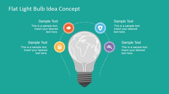 Light Bulb Shape Concept Illustration