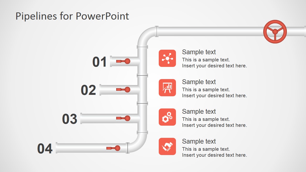 Pipeline Shapes PowerPoint Template - SlideModel