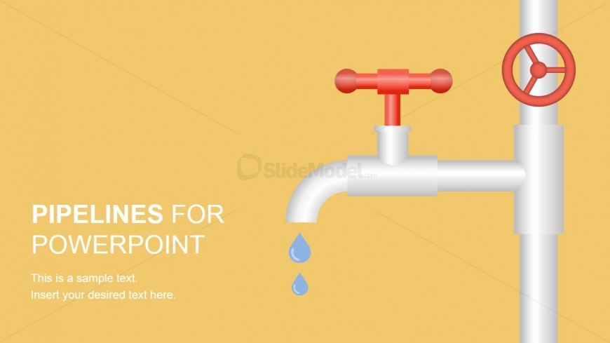 PowerPoint Leaking Tap PowerPoint Shape