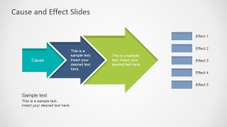 Cause & Effect Arrow with Multiple Effects