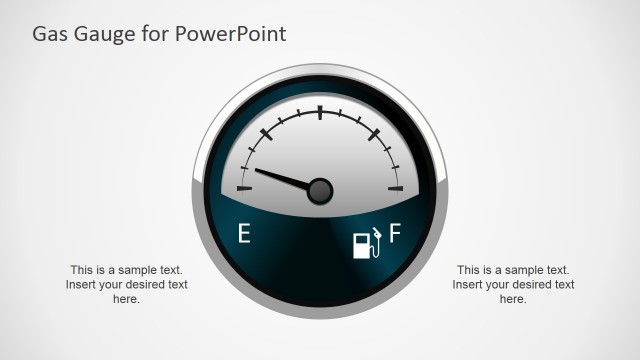 Gas Gauge PowerPoint Shapes