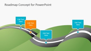 Creative Roadmap Concept PowerPoint Template - SlideModel