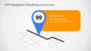 GPS Navigation Map Pointer Graphic