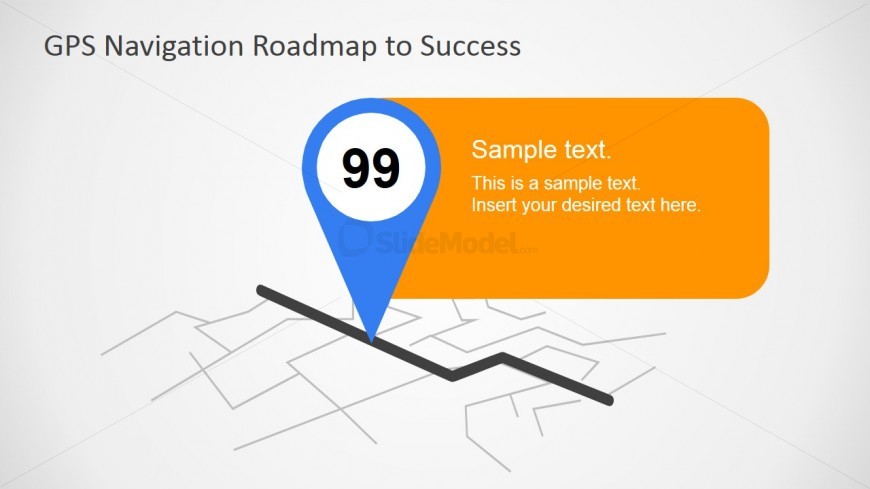 GPS Navigation Map Pointer Graphic