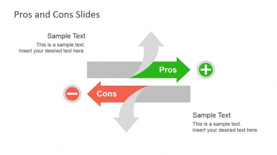 Pros & Cons Slide Diagrams for PowerPoint