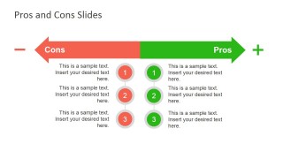 cons pros diagram advantages powerpoint slide diagrams disadvantages templates slidemodel slides use make collection add