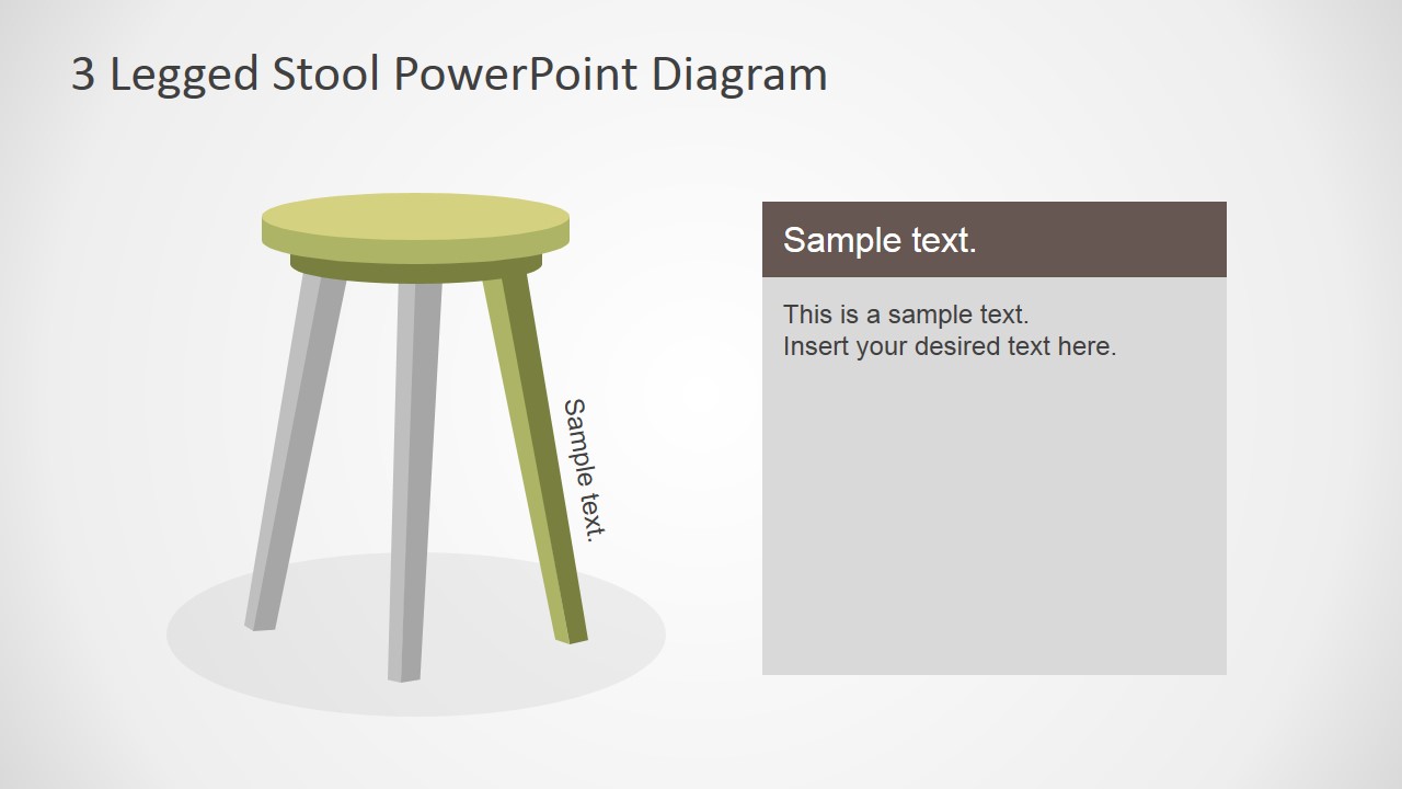 Editable Stool PowerPoint Shapes