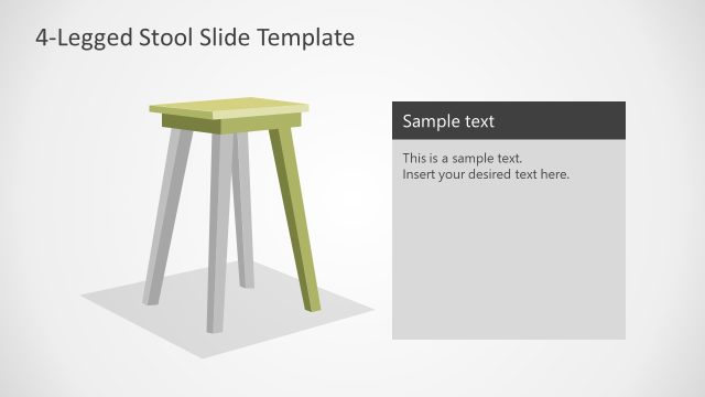 4 Legged Stool Diagram PPT Slide
