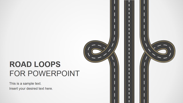 Road Loops PowerPoint Template