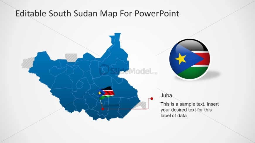 Map Template of South Sudan