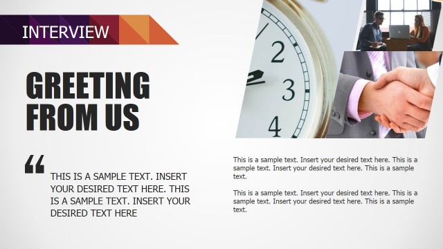 Interview Section Small Business Deck