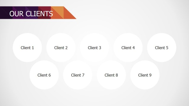 Small Business Our Clients Section PowerPoint Template