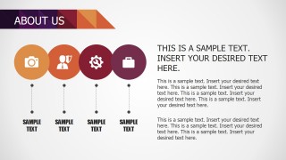 PowerPoint Icons in Sequence For Description