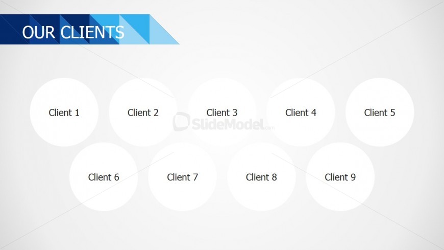 PPT Logo Placeholders Slide Design