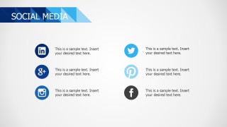 PPT Blue Deck Social Media Slide Design