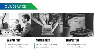 Our Services Template Slide with Images 