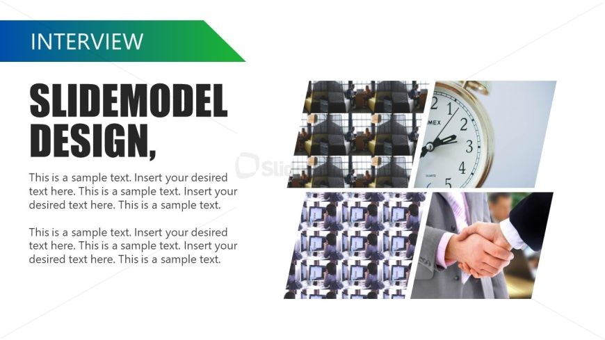 Interview Template for Small Business Presentation