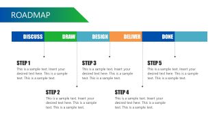 Small Business PPT Roadmap Slide