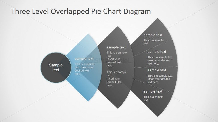 PowerPoint Diagram of 3 Circular Segments Overlapped