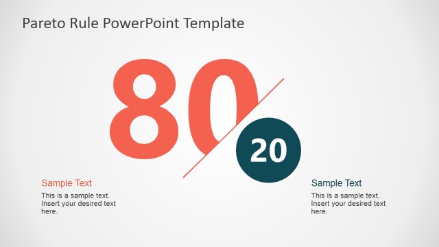 Pareto Principle 80-20 Metaphor for PowerPoint