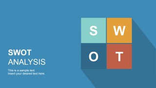 Flat Design SWOT Analysis Template for PowerPoint