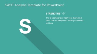 PowerPoint Description Slide for SWOT Strengths