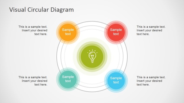 Visual Circular Diagram PowerPoint Template