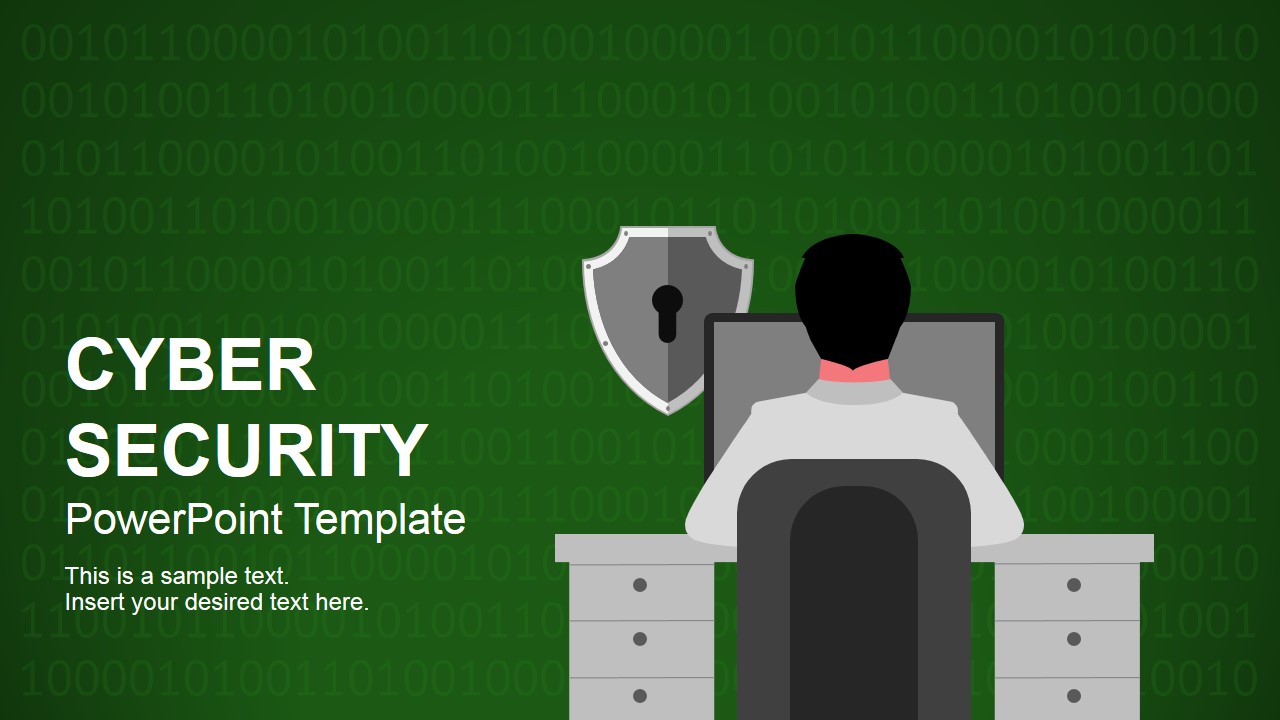 Cyber Security PowerPoint Template SlideModel