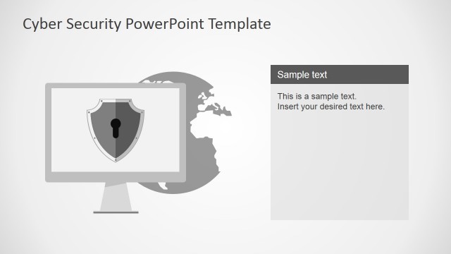 World Shape with Backdoor Theme for PowerPoint