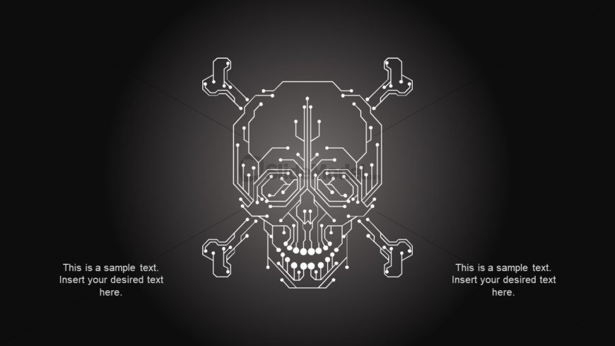 Circuit Danger Symbol Cyber Crime