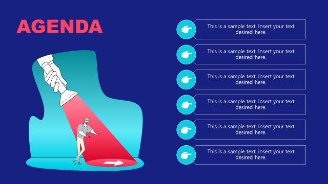 Agenda PowerPoint Detective Research Template