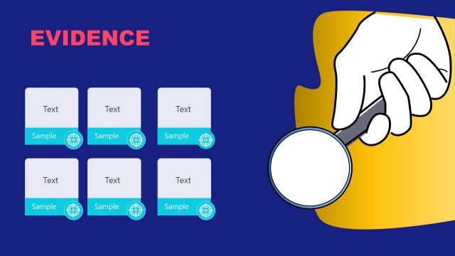 Evidence PowerPoint Detective Research Template