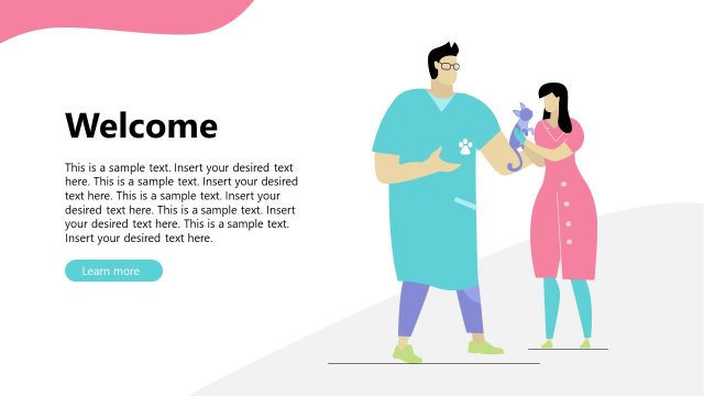 Vet Clinic Welcome PowerPoint Template