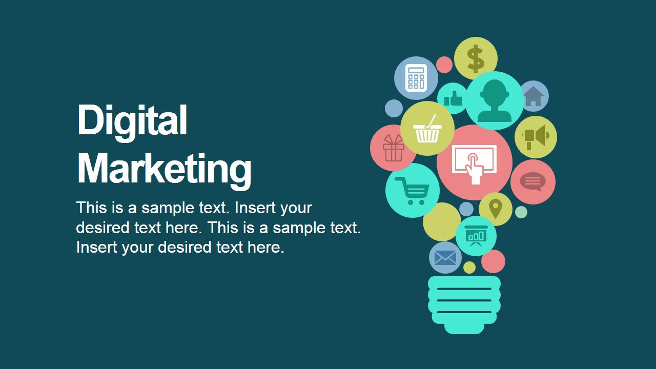  Digital  Marketing PowerPoint Icons SlideModel