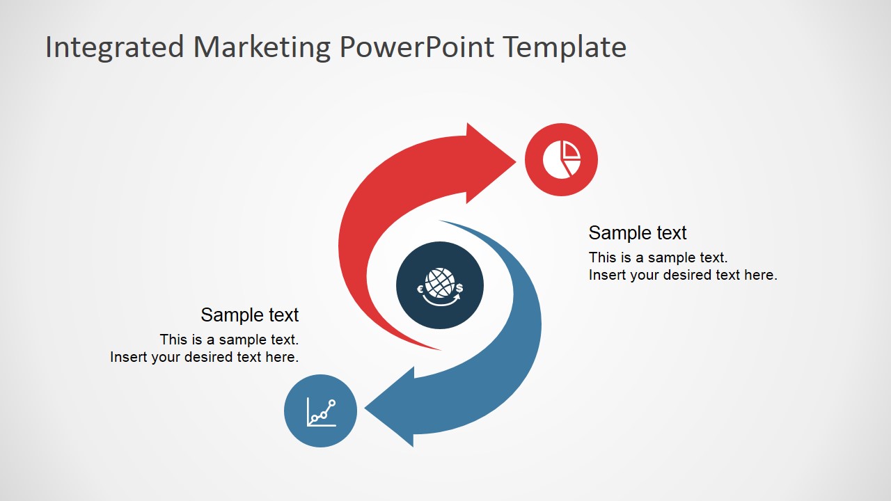 PowerPoint Diagram of Integrated Marketing