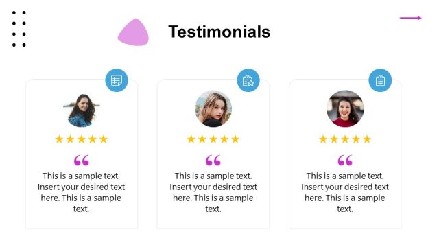 Client Feedback Slide for Sales Pitch Presentation