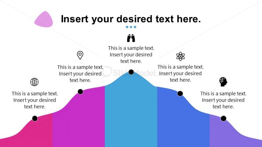 Slide of 5 Level Growth Mountain Template 