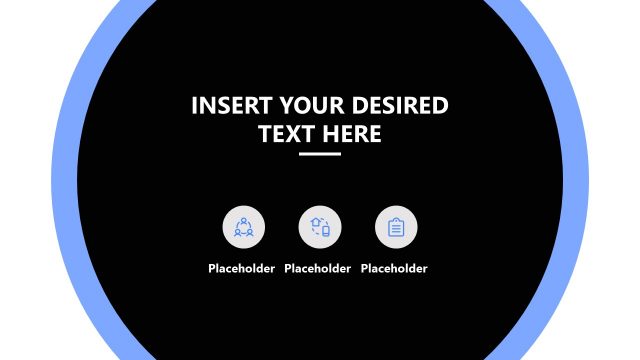 3 Segment Startup Pitch Deck Template