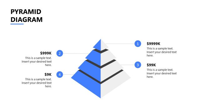 Pyramid Diagram Startup Pitch Deck Template