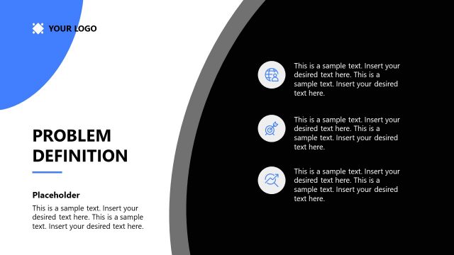 Problem Definition Startup Pitch Deck Template