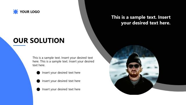 Solution Startup Pitch Deck Template